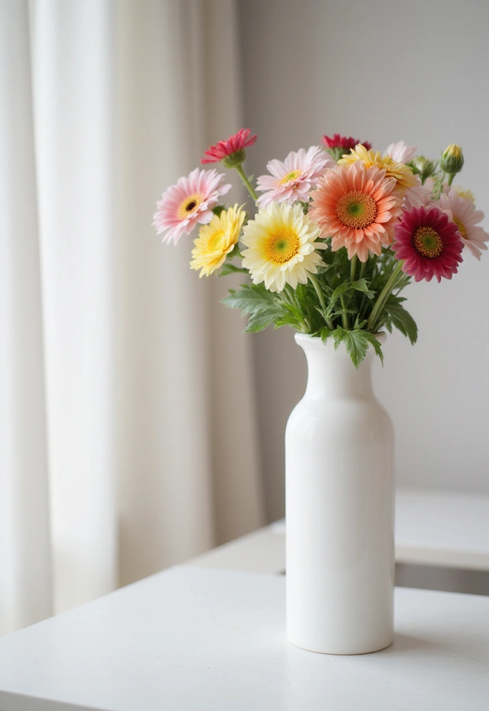 30 Coffee Table Decor Living Room Ideas for a Polished Look - 1. Fresh Floral Arrangements