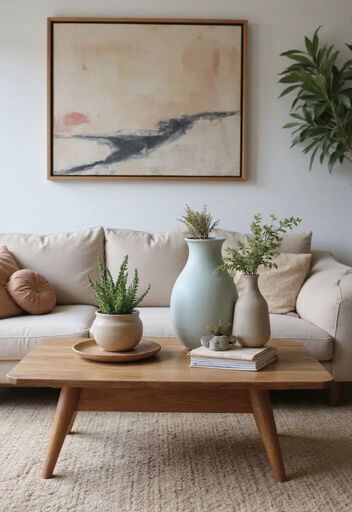 30 Coffee Table Decor Living Room Ideas for a Polished Look - 14. Artful Arrangements