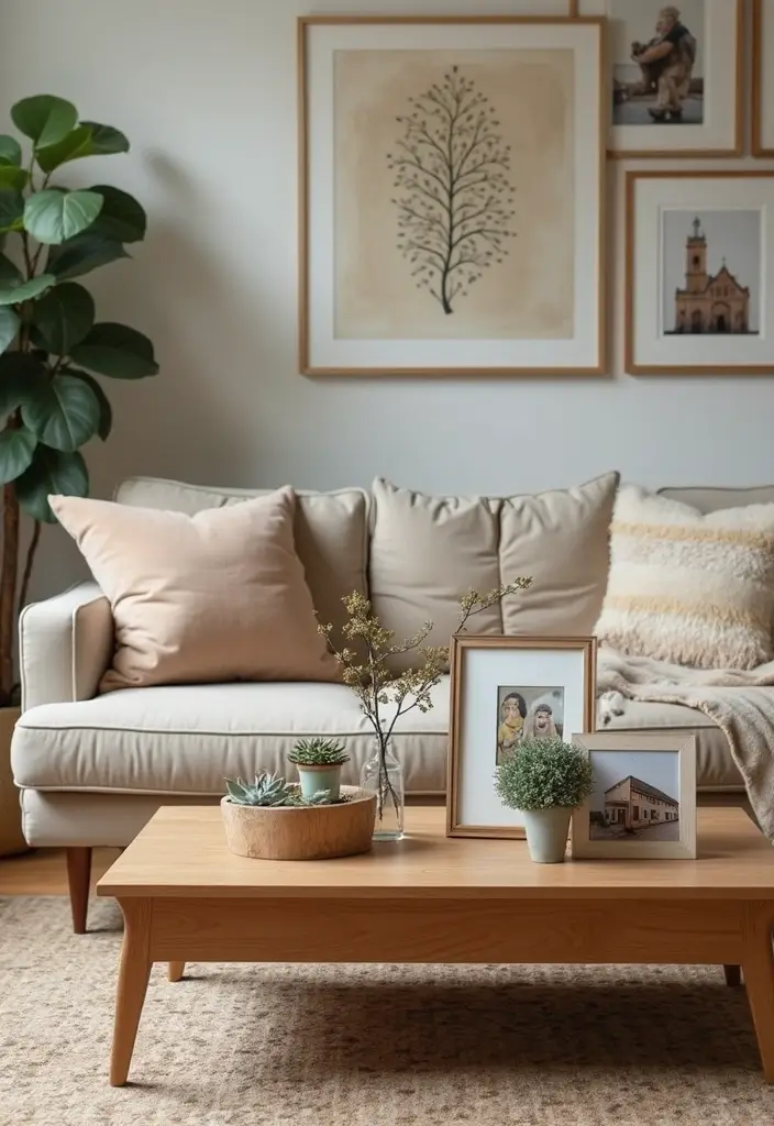 30 Coffee Table Decor Living Room Ideas for a Polished Look - 16. Personal Touches