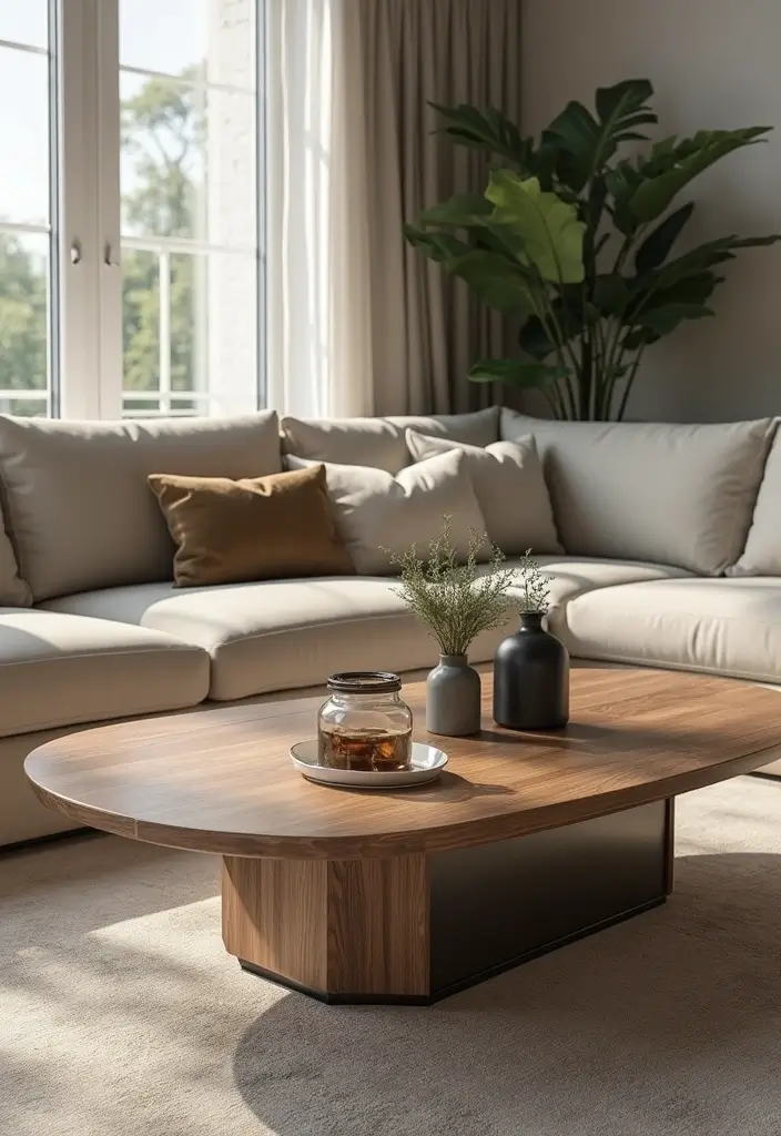 30 Coffee Table Decor Living Room Ideas for a Polished Look - 18. Mixed Materials