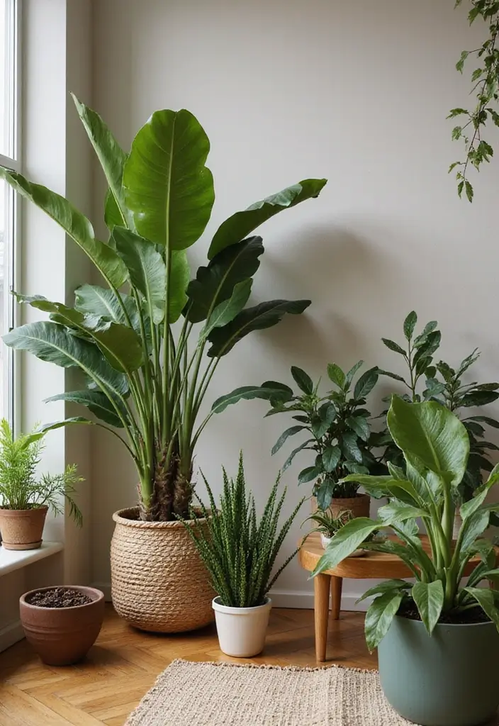 30 Cosy Living Room Decor Ideas for Comfort and Warmth - 6. Greenery and Nature