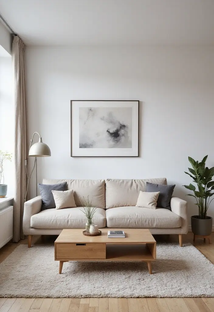 30 Decor Home Living Room Ideas for Everyday Elegance - 4. Multifunctional Furniture