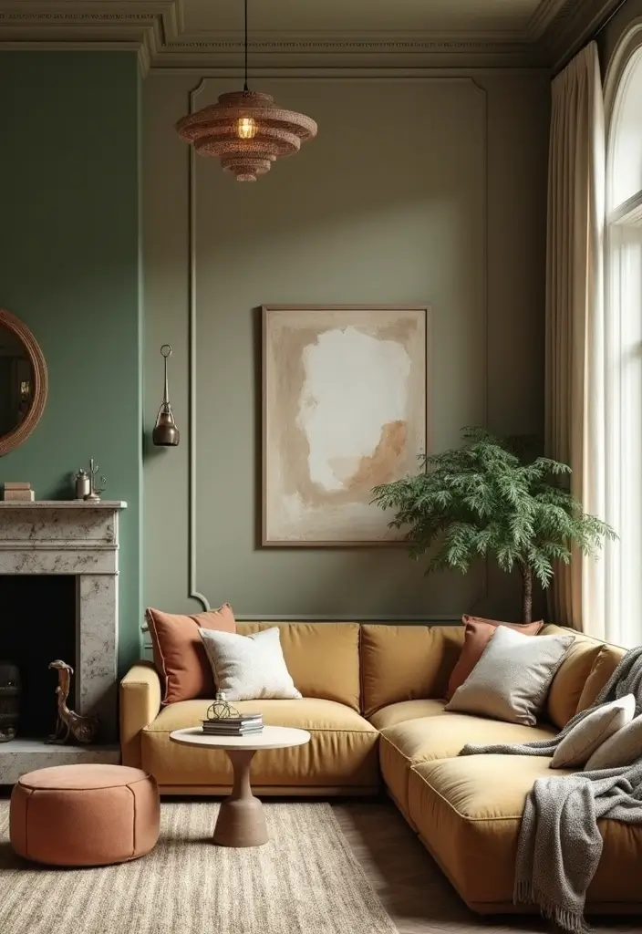 30 Decor for Living Room Ideas to Upgrade Your Space - 13. Earthy Color Palettes