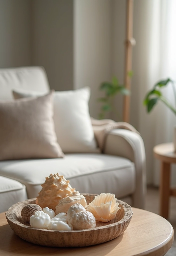 30 Decor for Living Room Ideas to Upgrade Your Space - 19. Natural Decorative Objects