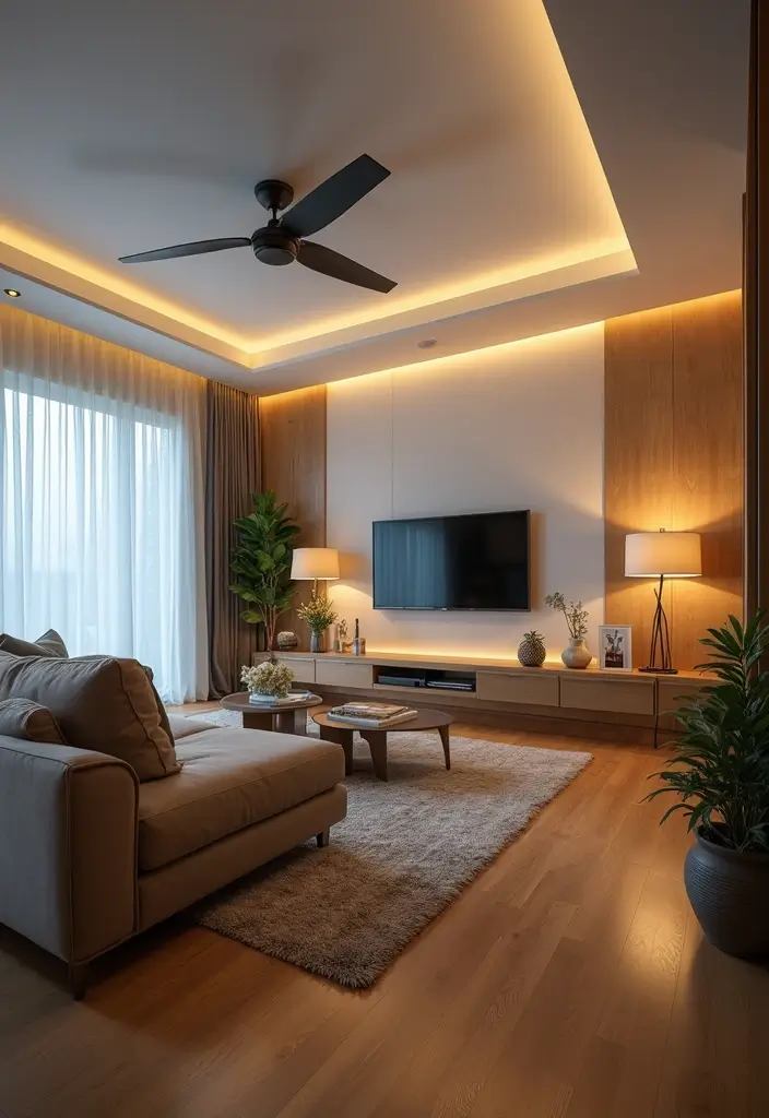 30 Decor for Living Room Ideas to Upgrade Your Space - 24. Smart Home Solutions