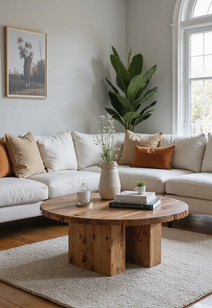 30 Decor for Living Room Ideas to Upgrade Your Space - 27. Sustainable Coffee Tables