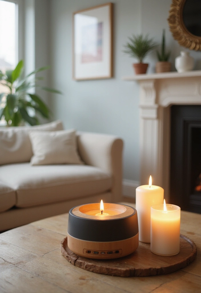 30 Decor for Living Room Ideas to Upgrade Your Space - 29. Aromatherapy Elements