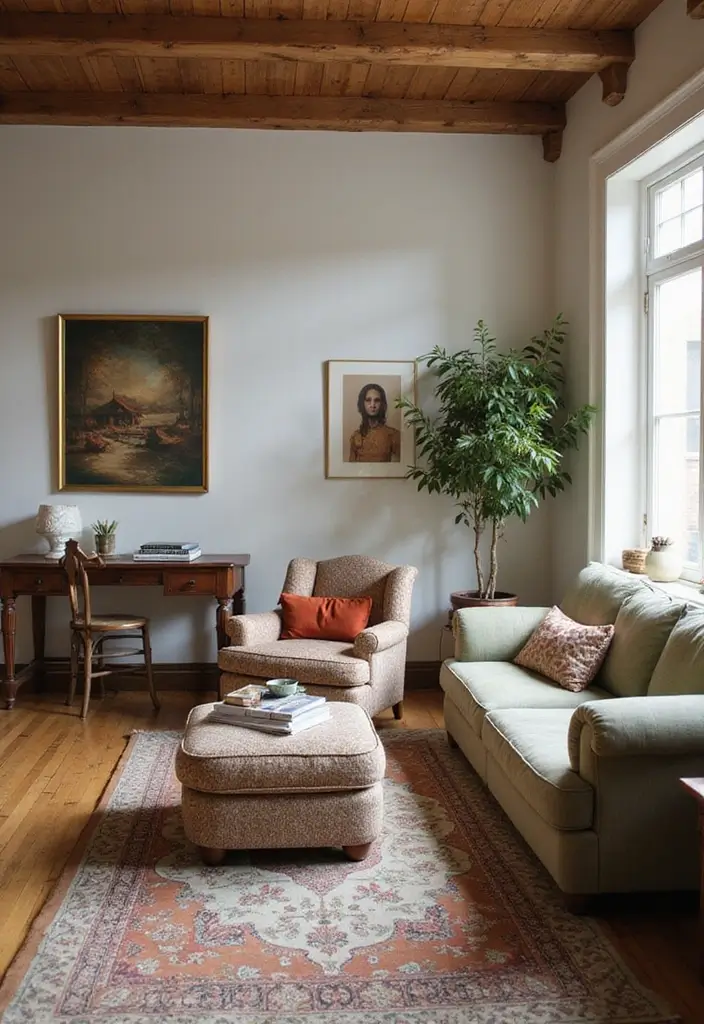 30 Fall Living Room Decor Ideas to Create a Cozy Atmosphere - 19. Mismatched Furniture