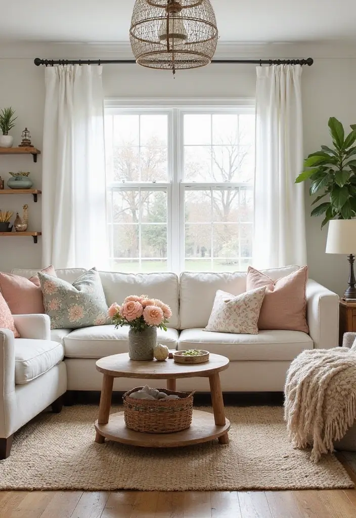 30 Farmhouse Decor Living Room Ideas with Rustic Charm - 16. Themed Decor