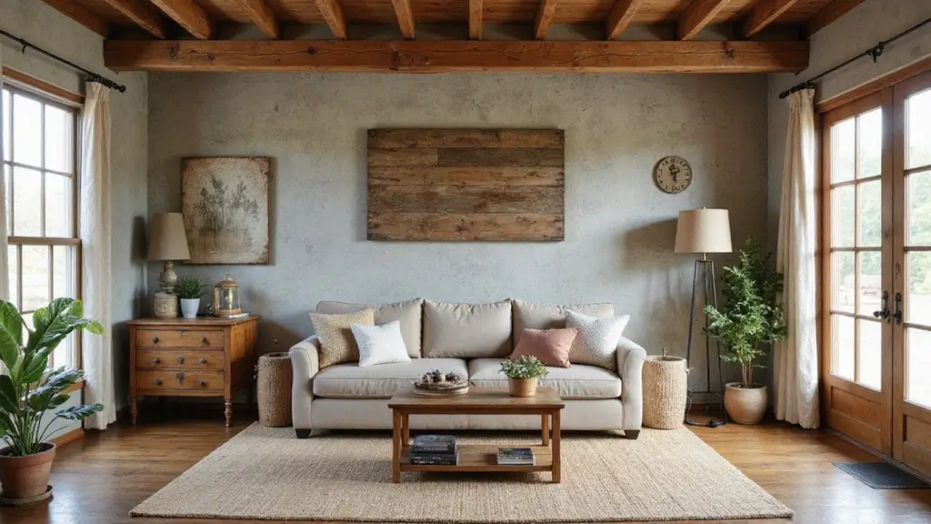 30 Farmhouse Living Room Wall Decor Ideas for a Rustic Touch