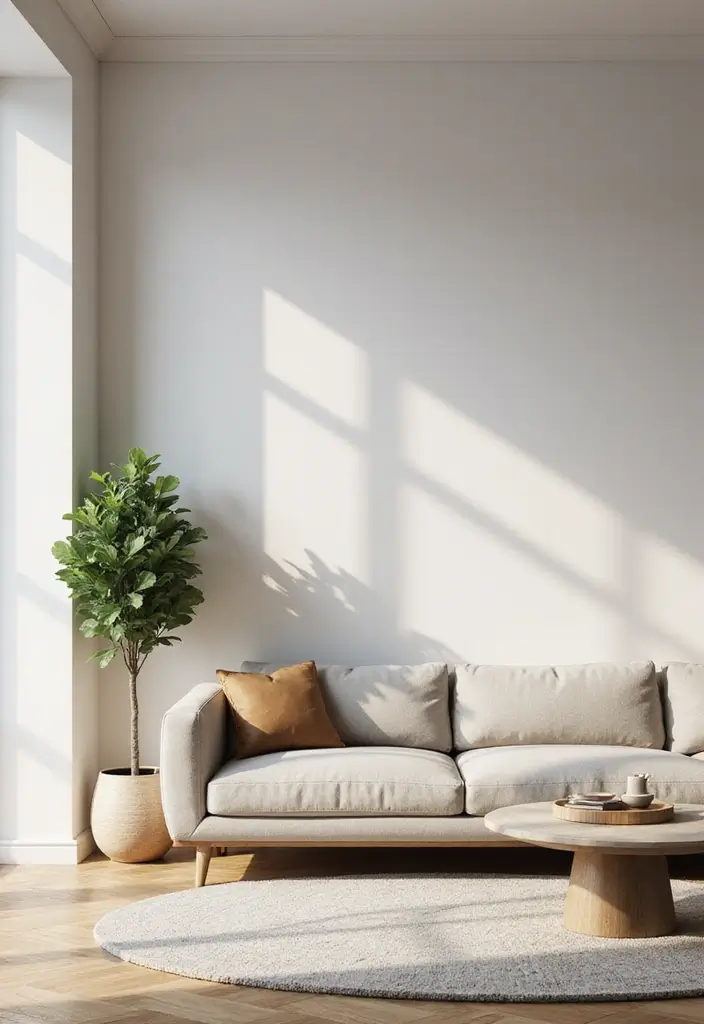 30 Living Room Decor Apartment Ideas for Small Spaces - 11. Minimalist Decor