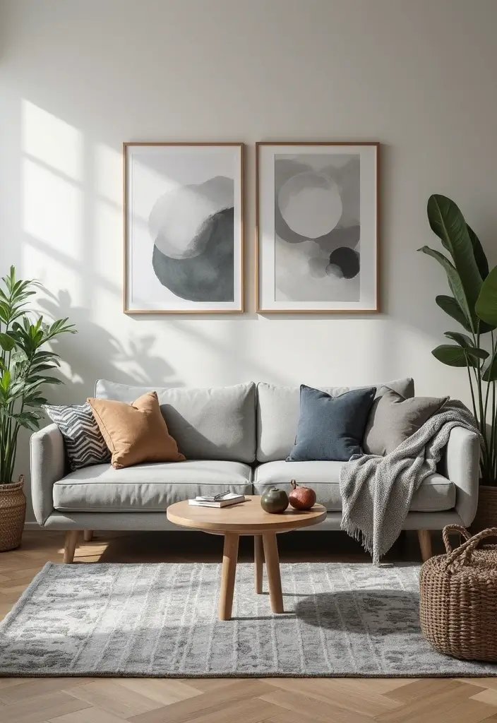 30 Living Room Decor Gray Ideas for a Modern Look - 3. Gray Area Rugs