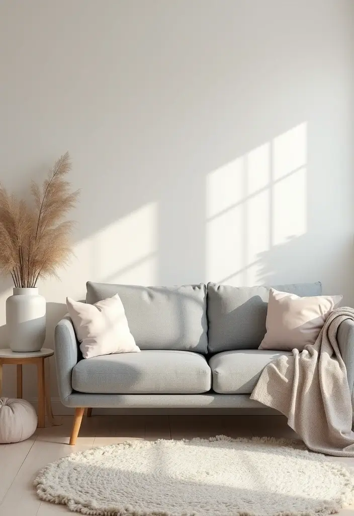 30 Living Room Decor Grey Couch Ideas for a Neutral Palette - 25. A Unified Color Theme