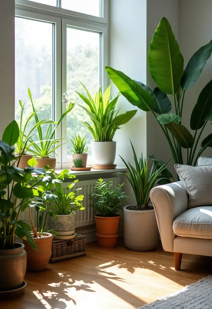 30 Living Room Decor Ideas to Inspire Your Home Design - 4. Incorporate Houseplants