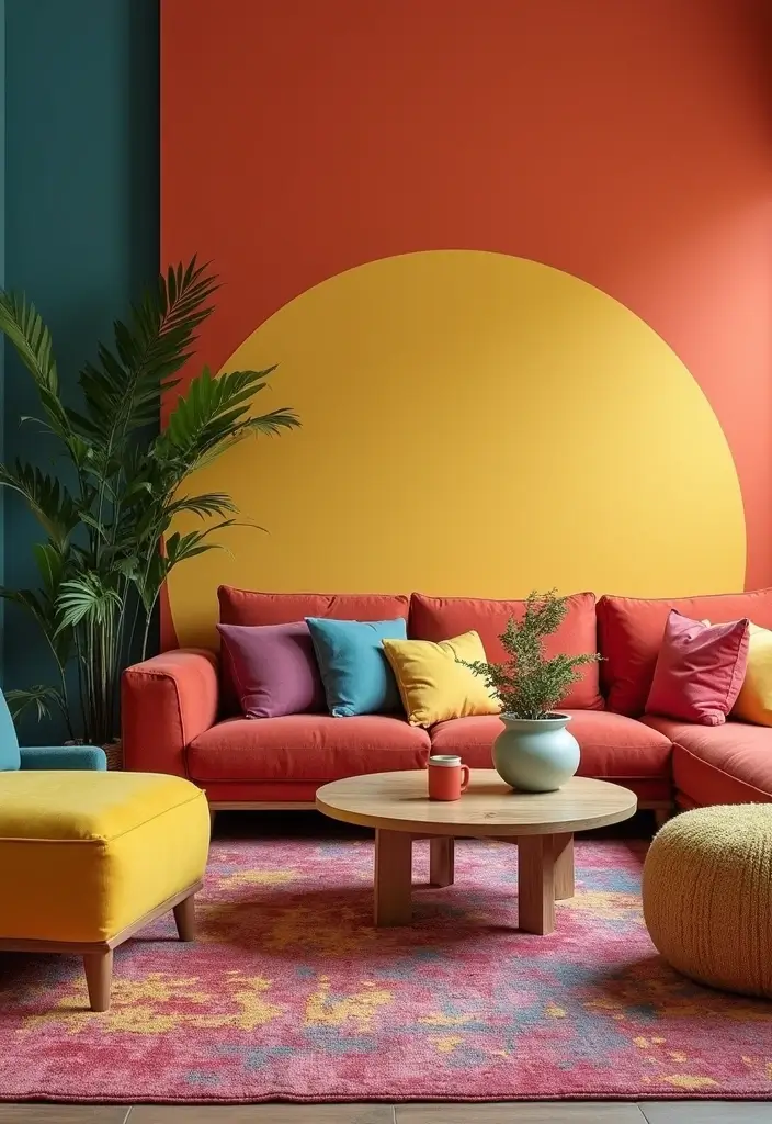 30 Living Room Decor Ideas to Inspire Your Home Design - 6. Bold Color Choices