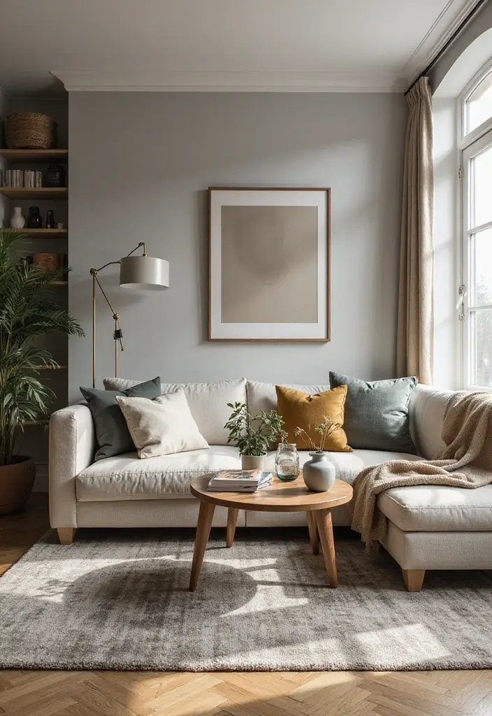 30 Living Room Decor Modern Ideas for Sleek Interiors - 25. Monochromatic Decor