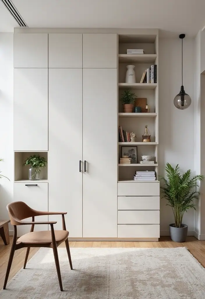 30 Living Room Decor Modern Ideas for Sleek Interiors - 6. Smart Storage Solutions