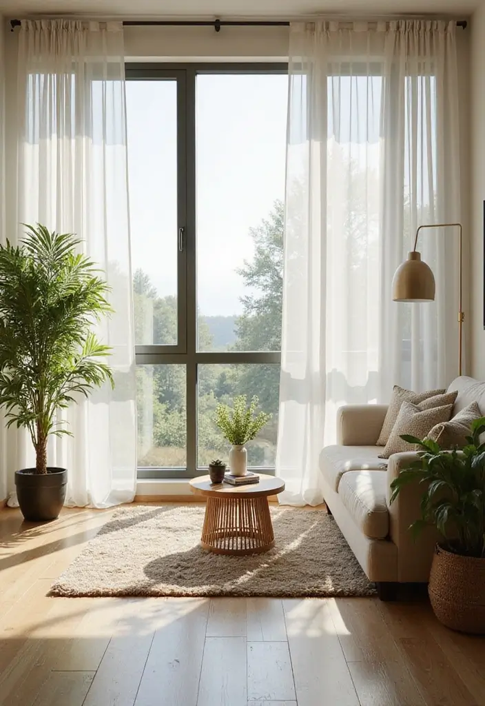 30 Living Room Decor Modern Ideas for Sleek Interiors - 7. Large Windows and Natural Light