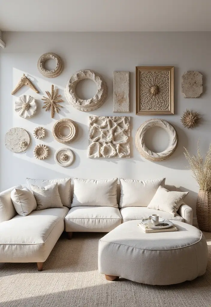 30 Living Room Wall Decor Ideas for Every Style - 19. 3D Wall Art