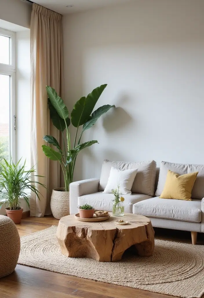 30 Modern Living Room Decor Ideas for a Chic Look - 1. Eco-Friendly Furniture Choices