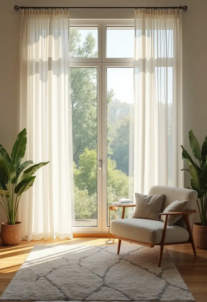 30 Modern Living Room Decor Ideas for a Chic Look - 14. Floor-to-Ceiling Windows