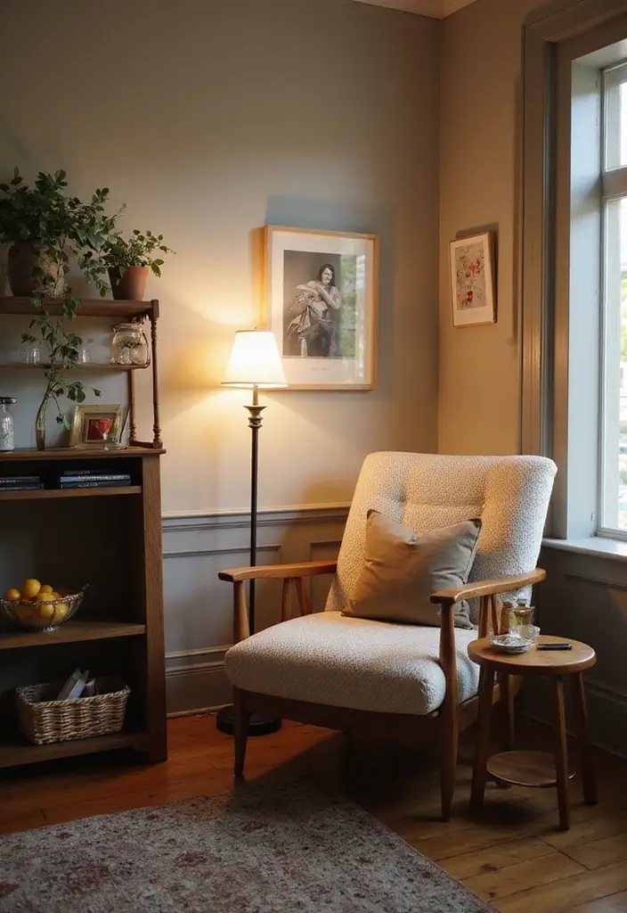 30 Modern Living Room Decor Ideas for a Chic Look - 23. Cozy Corner Reading Nook