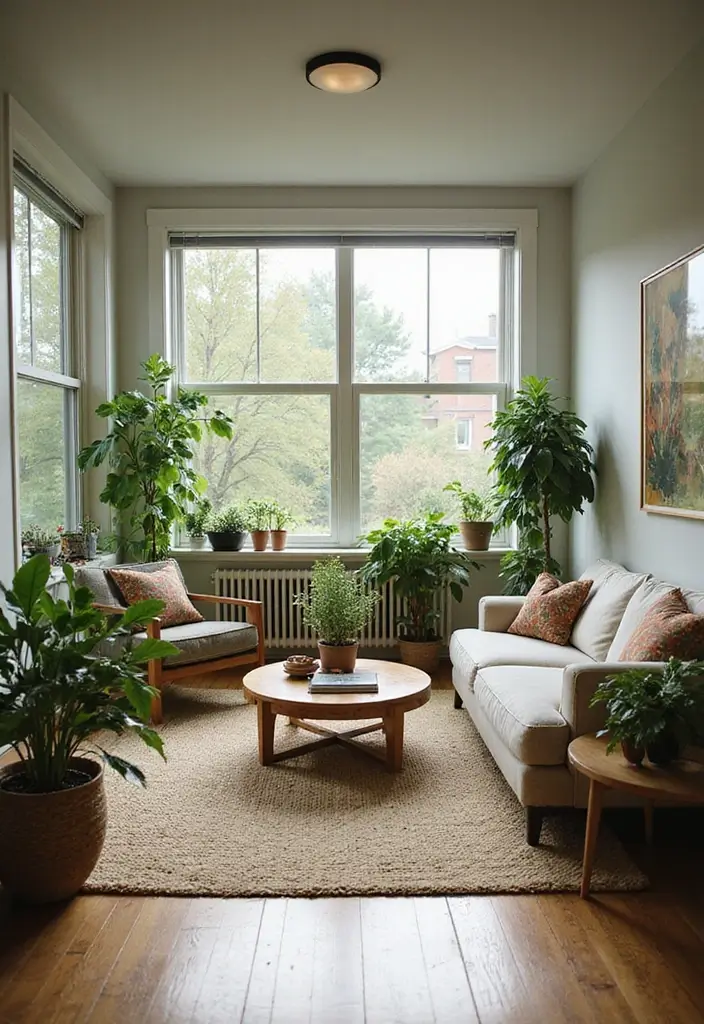 30 Modern Living Room Decor Ideas for a Chic Look - 6. Biophilic Design Elements