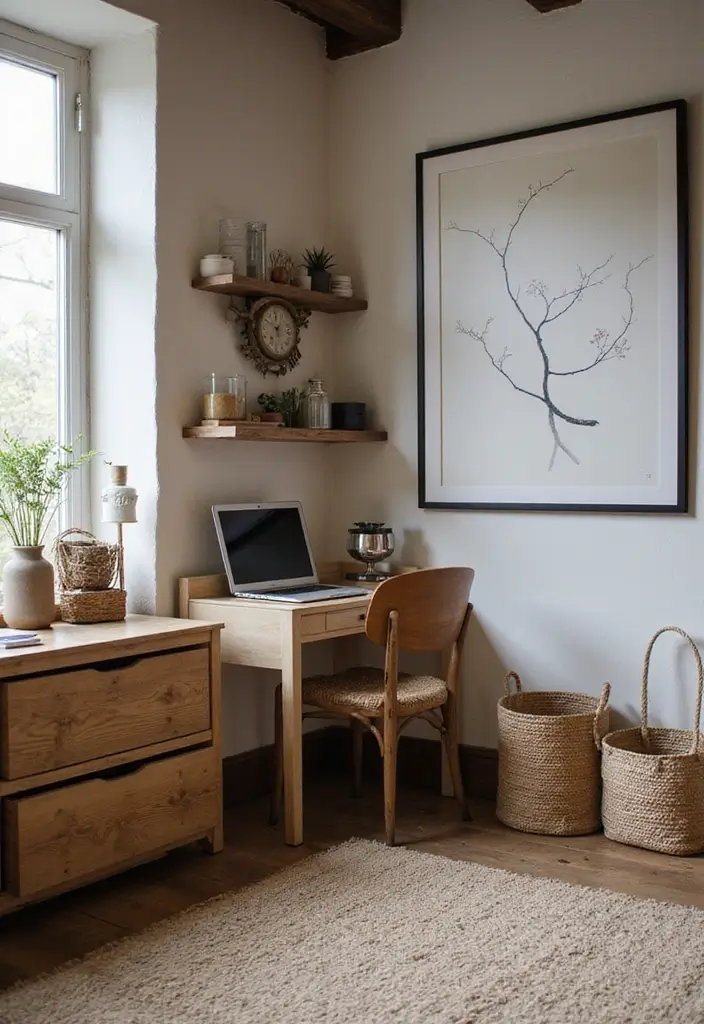 30 Rustic Living Room Decor Ideas for a Country Feel - 24. Multi-Purpose Spaces