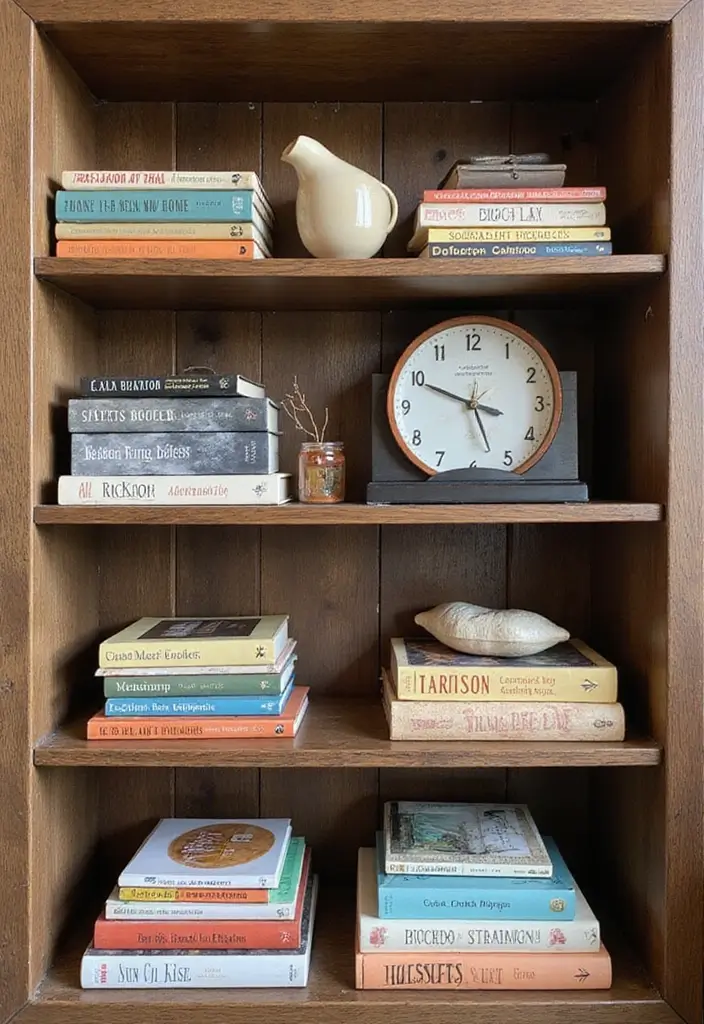 30 Shelf Decor Living Room Ideas for Stylish Displays - 13. Books and More Books