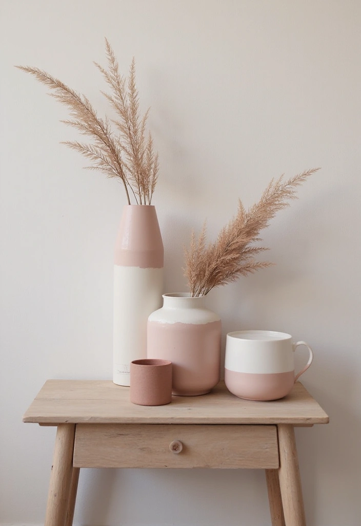 30 Side Table Decor Living Room Ideas for Extra Charm - 21. Monochromatic Elegance