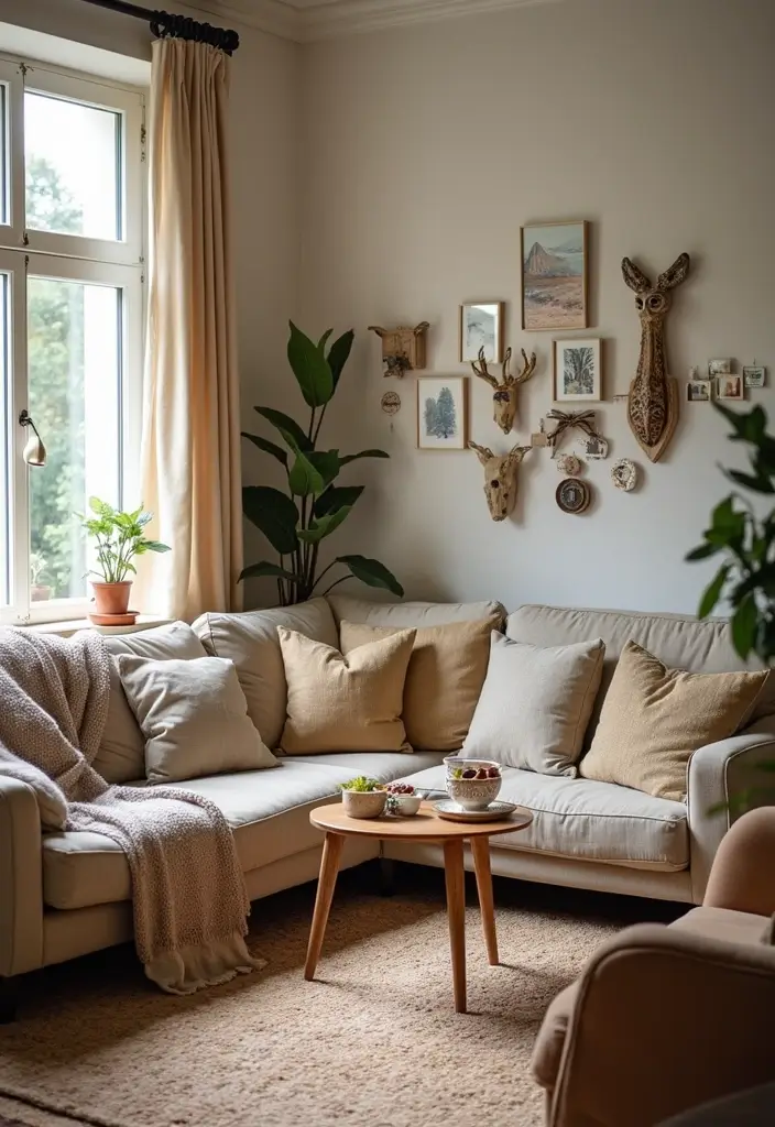 30 Simple Living Room Decor Ideas for Effortless Style - 12. Personal Touches