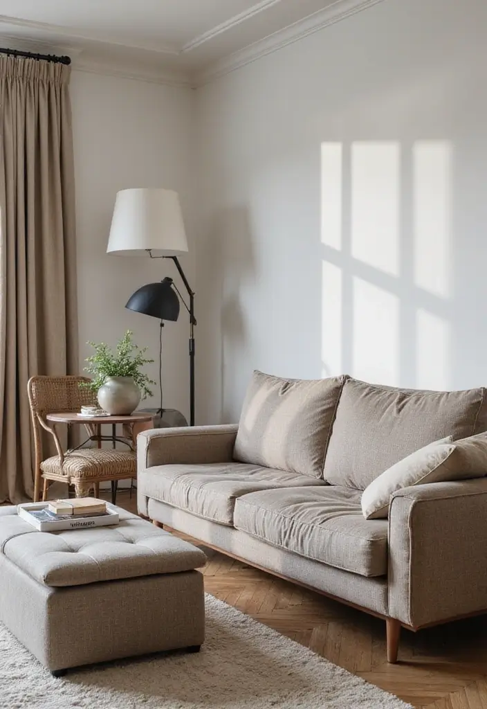 30 Simple Living Room Decor Ideas for Effortless Style - 5. Multi-functional Furniture