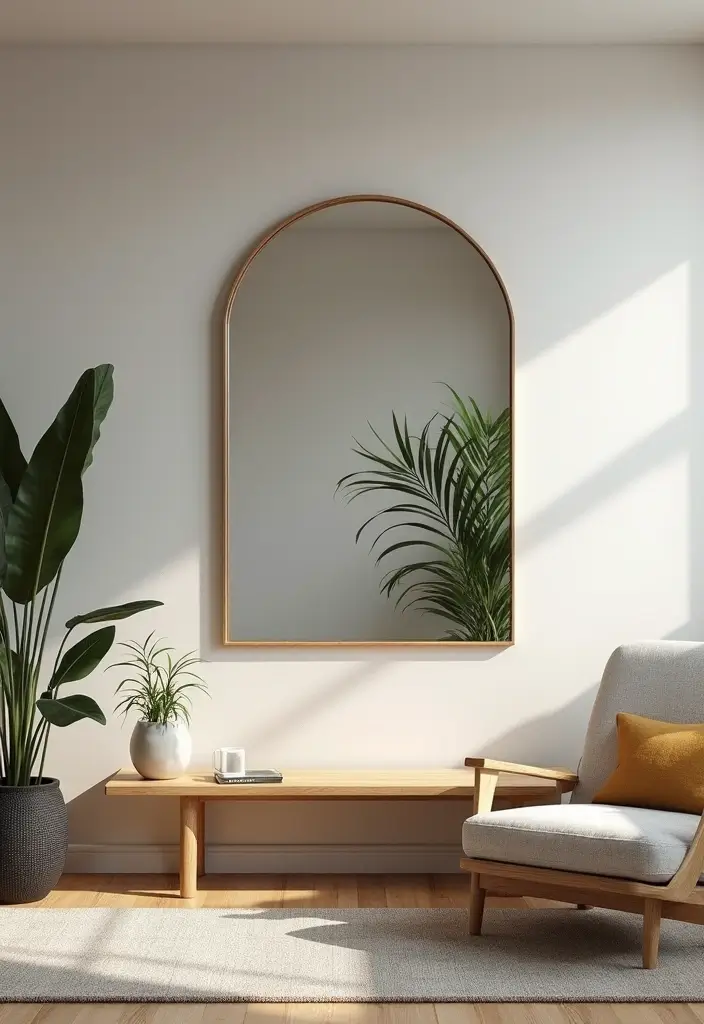 30 Small Living Room Decor Ideas to Maximize Space - 4. Mirrors to Create Illusions