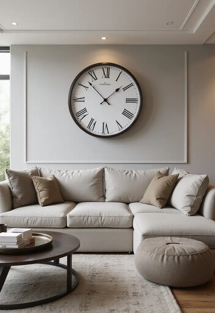 30 Wall Clock Decor Living Room Ideas for Functional Style - 14. Dual Time Zone Clocks