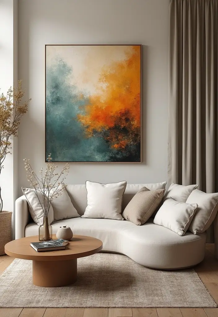 30 Wall Decor Living Room Ideas to Refresh Your Space - 21. Eco-Friendly Paintings